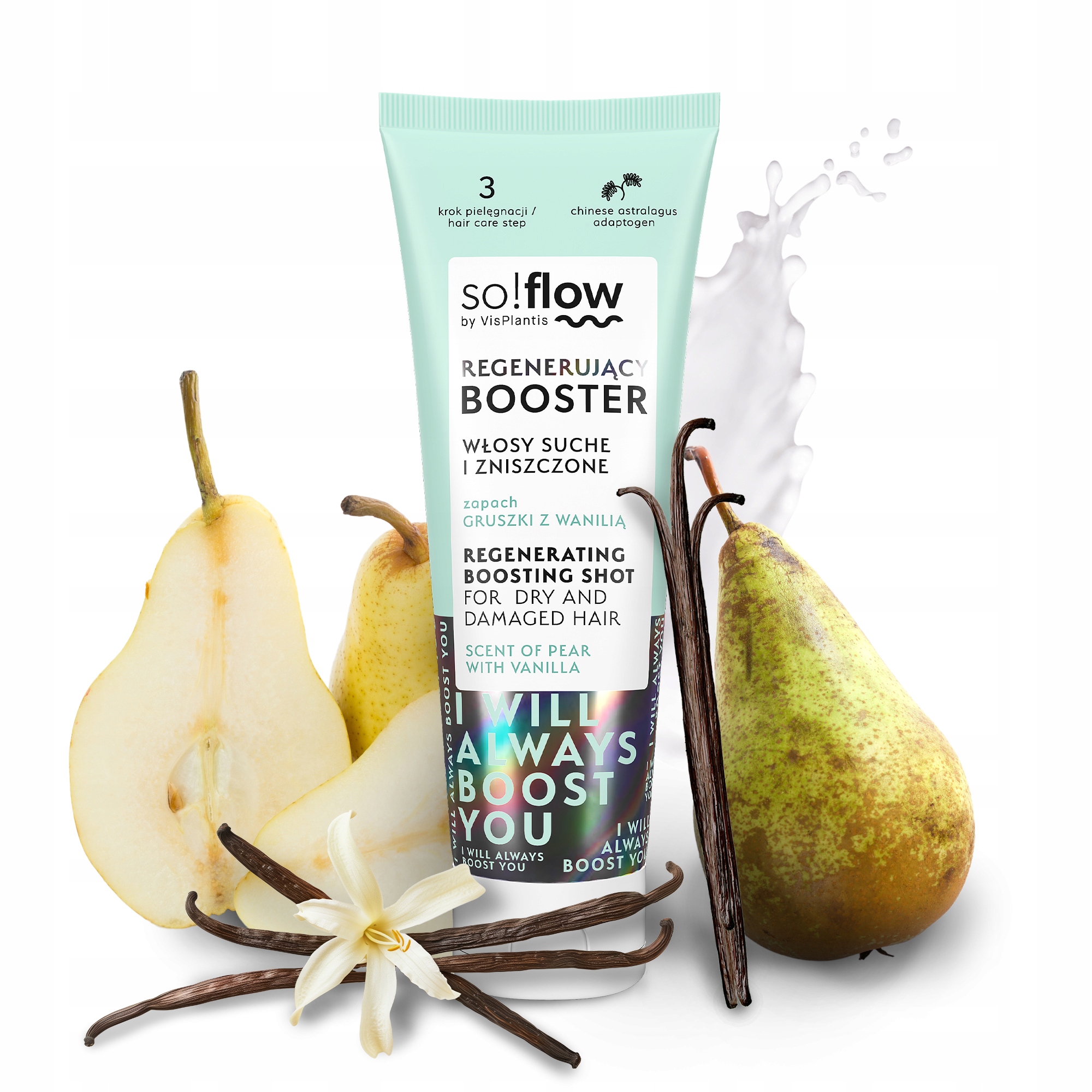 So!flow Booster regenerujący do włosów suchych i zniszczonych 75ml - obrazek 2
