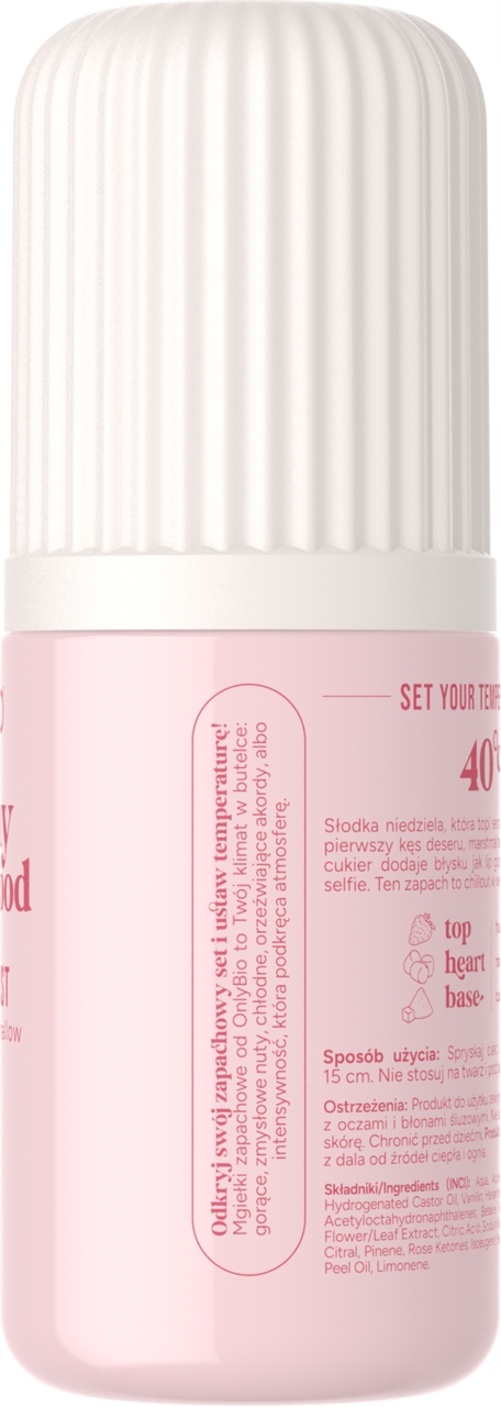 ONLYBIO Sunday sugar mood 40°C Mgiełka do włosów i ciała, perfumowana 100ml - obrazek 4