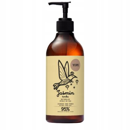 YOPE Naturalne mydło do rąk Jaśmin i Tonka 500 ml