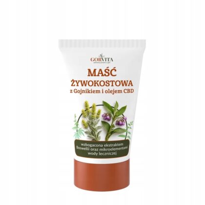 Gorvita Maść żywokostowa z Gojnikiem olej CBD boswellia 140 ml