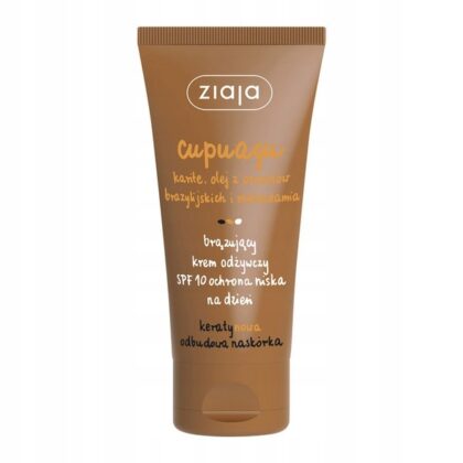 Ziaja Cupuacu BRĄZUJĄCY krem odżywczy łagodzący na dzień SPF10 50 ml