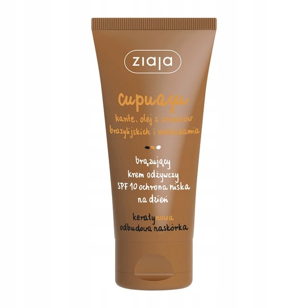 Ziaja Cupuacu BRĄZUJĄCY krem odżywczy łagodzący na dzień SPF10 50 ml