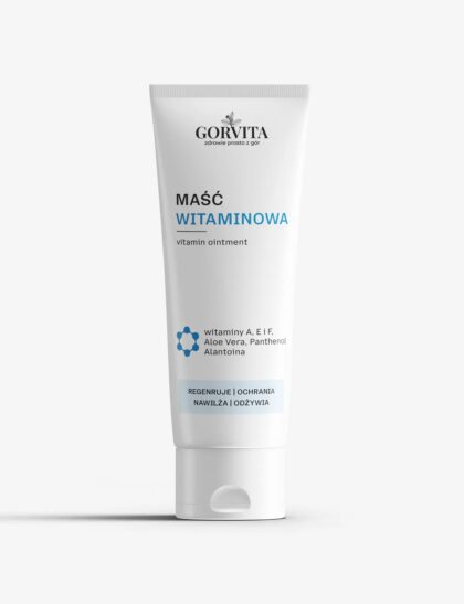 Gorvita maść witaminowa A,E,F DUŻA z pantenolem i aloesem 100 ml