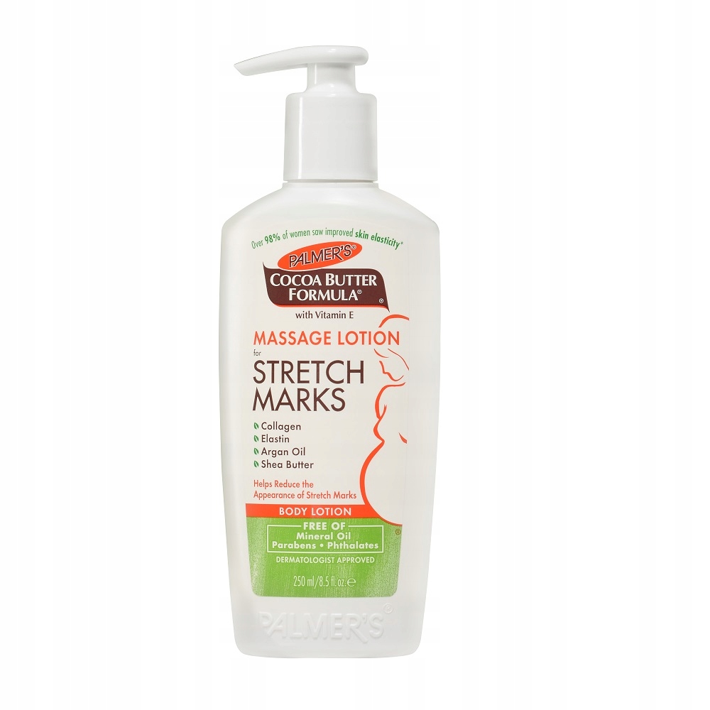 Palmer's Cocoa STRETCH MARKS Balsam przeciw rozstępom masło kakaowe 250ml - obrazek 2