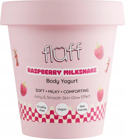 FLUFF Jogurt do ciała Raspberry Milkshake 180 ml