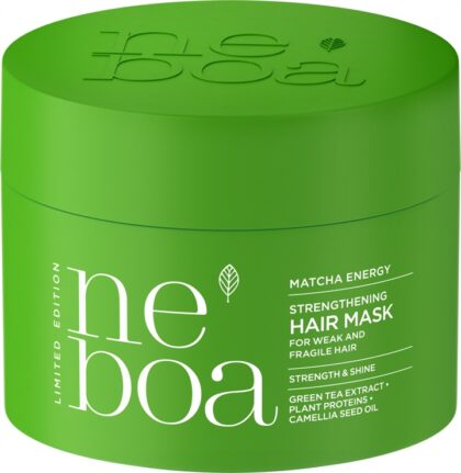 NEBOA MATCHA ENERGY Maska do włosów słabych i kruchych Wzmacniająca 300 ml