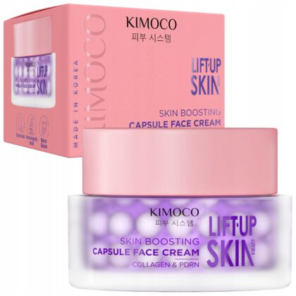 KIMOCO Lift Up Skin Koreański Krem Do Twarzy z Kapsułkami Kolagenowymi 50ml