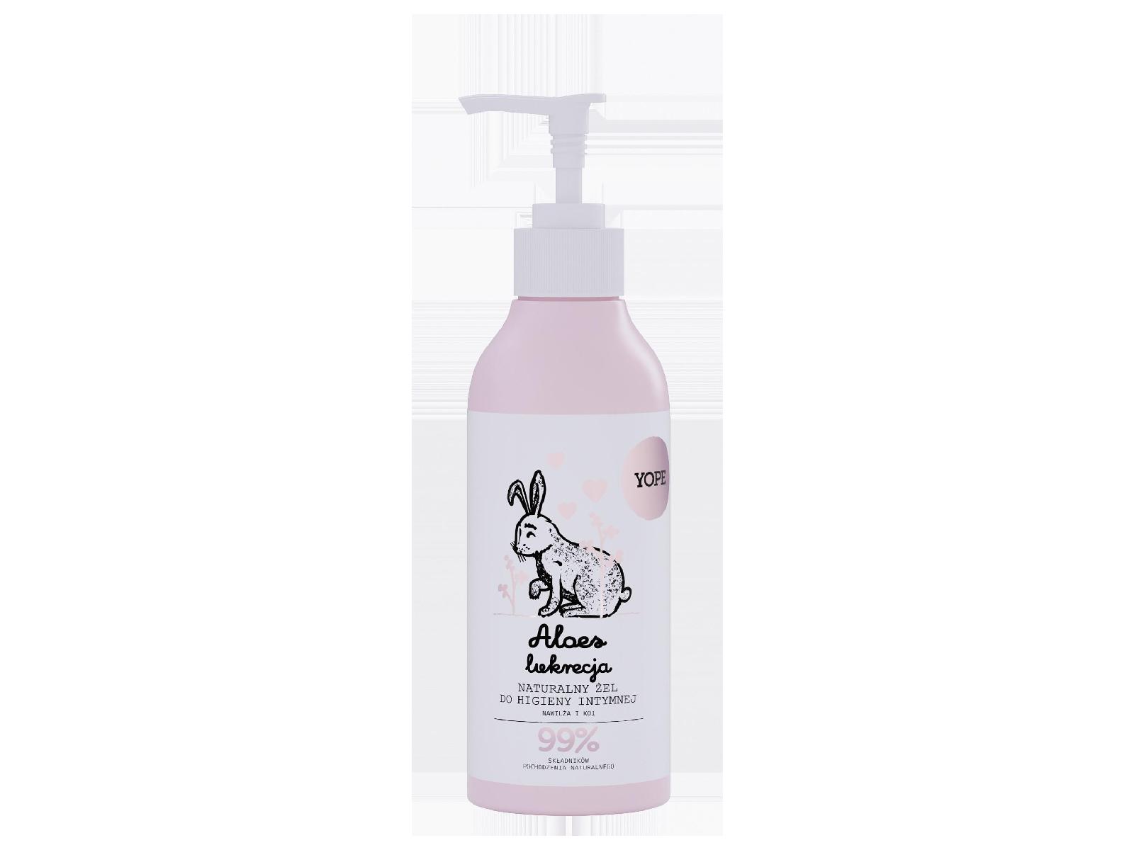 YOPE Naturalny żel do higieny intymnej Aloes Lukrecja 300 ml - obrazek 2