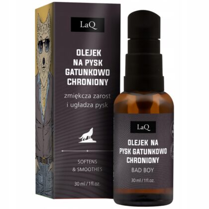 LAQ Bad Boy Black Olej po goleniu i do brody Bad Boy Black 30ml
