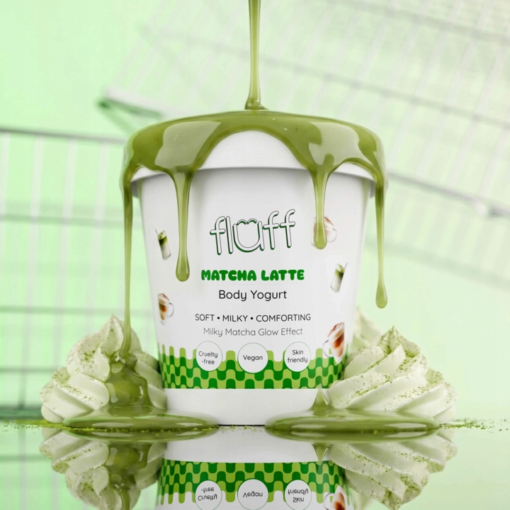 FLUFF Jogurt do ciała Matcha Latte 180 ml - obrazek 3