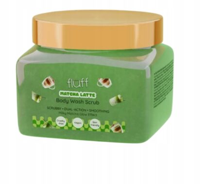FLUFF Peeling do mycia ciała Matcha Latte 350 ml