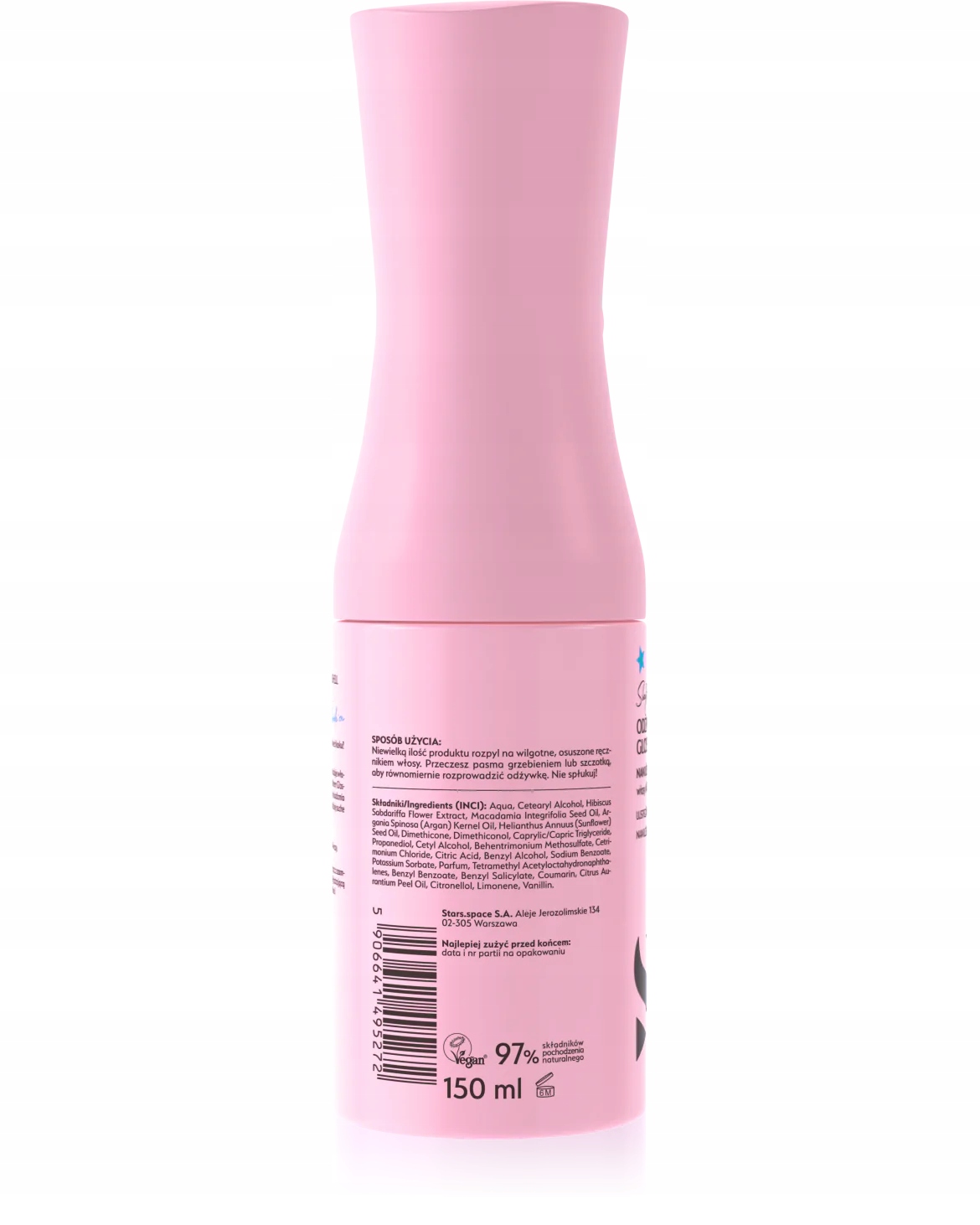 Stars Odżywka w sprayu z efektem glossy bombshell SLAY&SPRAY 150 ml - obrazek 3