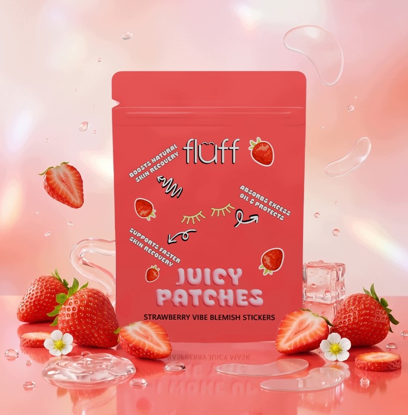 FLUFF Plasterki na niedoskonałości Strawberry Vibe PLASTERKI PUNKTOWE 1 szt - obrazek 3