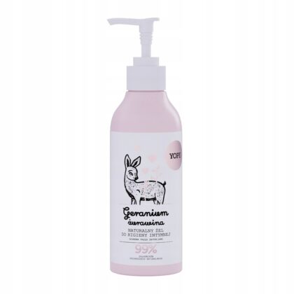 YOPE Naturalny żel do higieny intymnej Geranium i żurawina 300 ml
