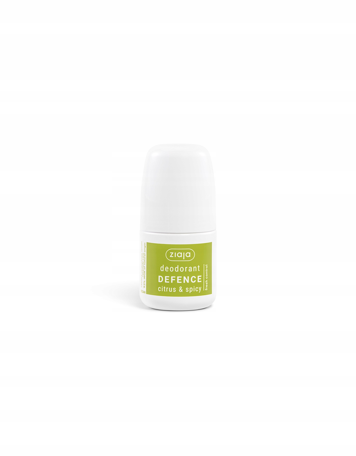 ZIAJA Dezodorant w kulce Defence citrus & spicy Neutralizuje zapach 60ml - obrazek 2