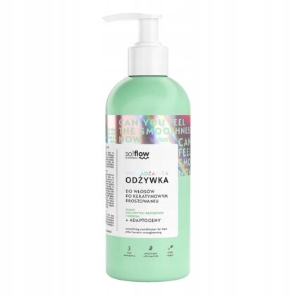 So!flow Wygładzająca odżywka do włosów po keratynowym prostowaniu 400 ml