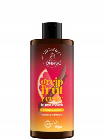 ONLYBIO ŻEL POD PRYSZNIC CEDR I GREJFRUT 300ML
