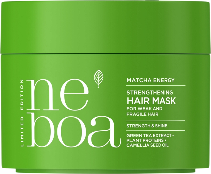 NEBOA MATCHA ENERGY Maska do włosów słabych i kruchych Wzmacniająca 300 ml - obrazek 2