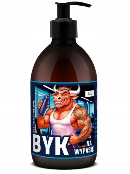 LAQ Żel pod prysznic 8W1 BYK NA WYPASIE 500ml