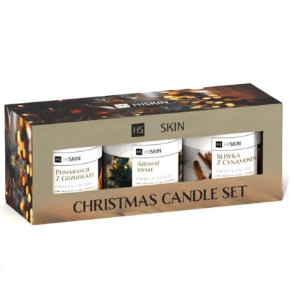 HISKIN Świeca zapachowa sojowa Świąteczna Candle Set Hiskin 3 sztuki