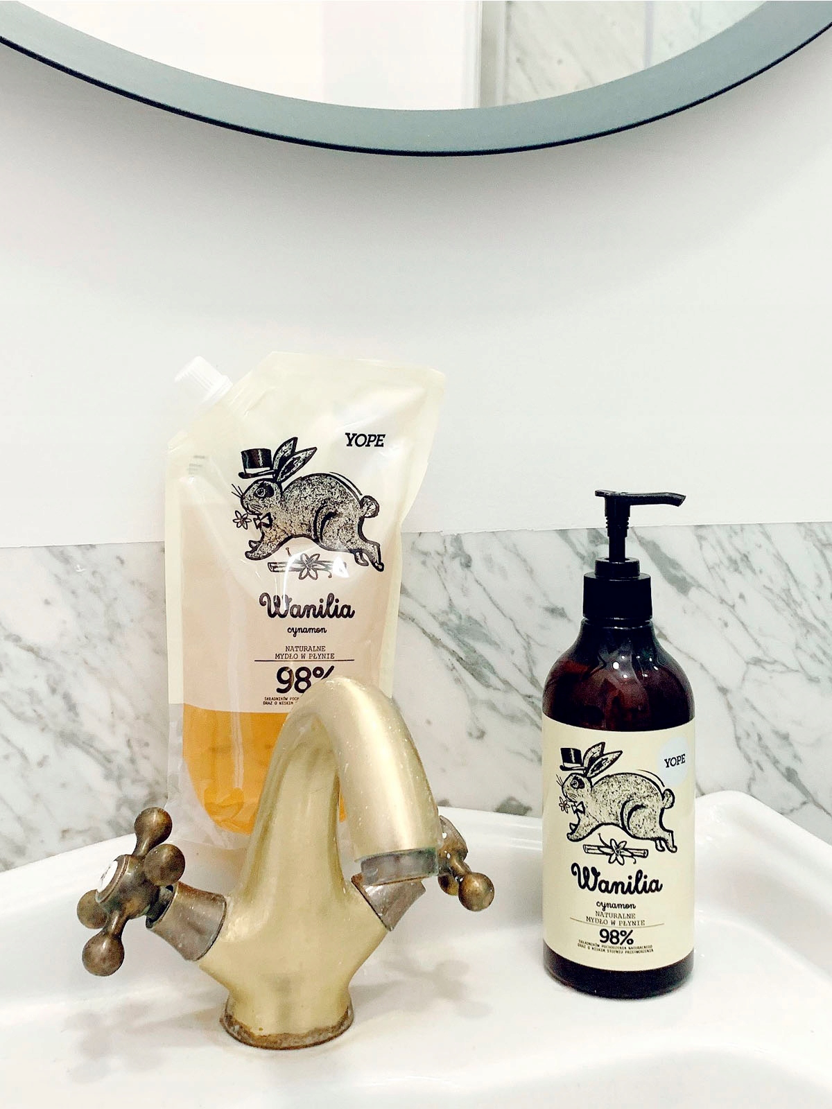YOPE naturalne Mydło do rąk Wanilia i Cynamon zapas 500 ml - obrazek 5