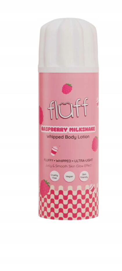 Fluff balsam do ciała w formie śmietany, Raspberry Milkshake 200 ml
