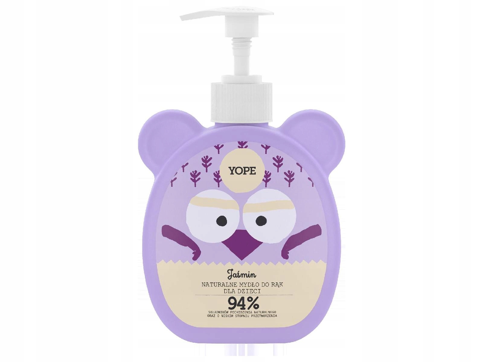 YOPE Naturalne mydło do rąk dla dzieci Jaśmin 400 ml 400 g - obrazek 3