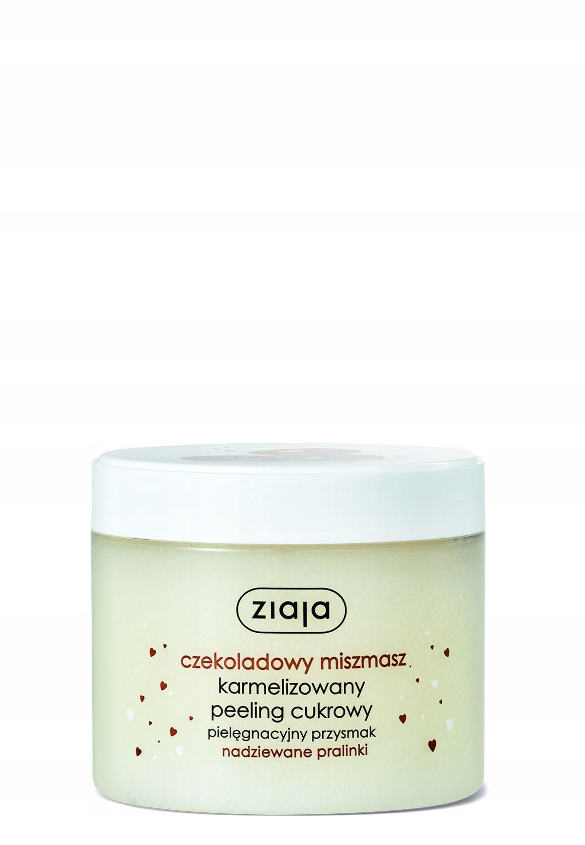 ZIAJA Peeling do ciała cukrowy karmelizowany Czekoladowy Miszmasz 300 ml - obrazek 3