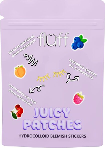 Fluff Juicy Patches hydrożelowe plasterki na wypryski hydrokoloidowe 1szt