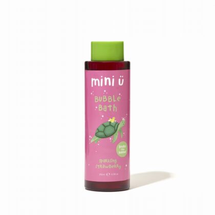 Mini U NATURALNY BĄBELKOWY PŁYN DO KĄPIELI DLA DZIECI TRUSKAWA 0+ 250ML
