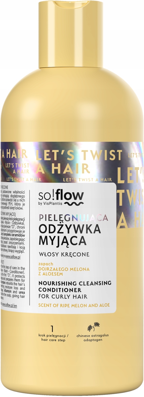 So!flow Odżywka myjąca włosy kręcone 200ml