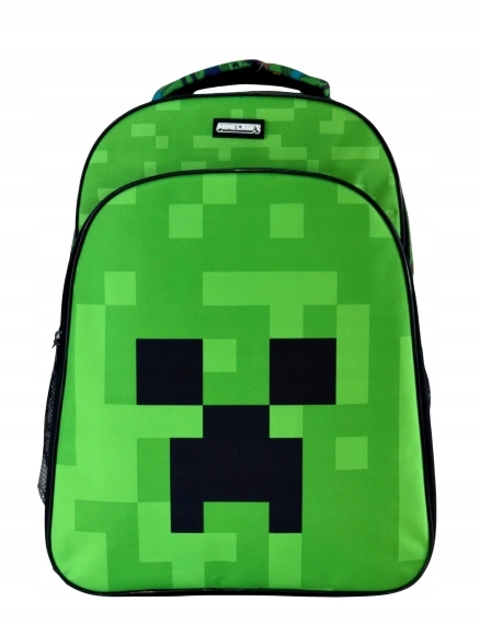 MINECRAFT Plecak Szkolny A4 Trzykomorowy 42 × 31 × 16 cm - obrazek 3