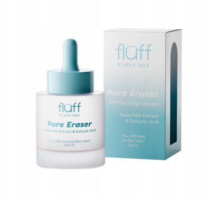FLUFF WYGŁADZAJĄCE SERUM DO TWARZY z kwasem salicylowym i ekst. z malachitu