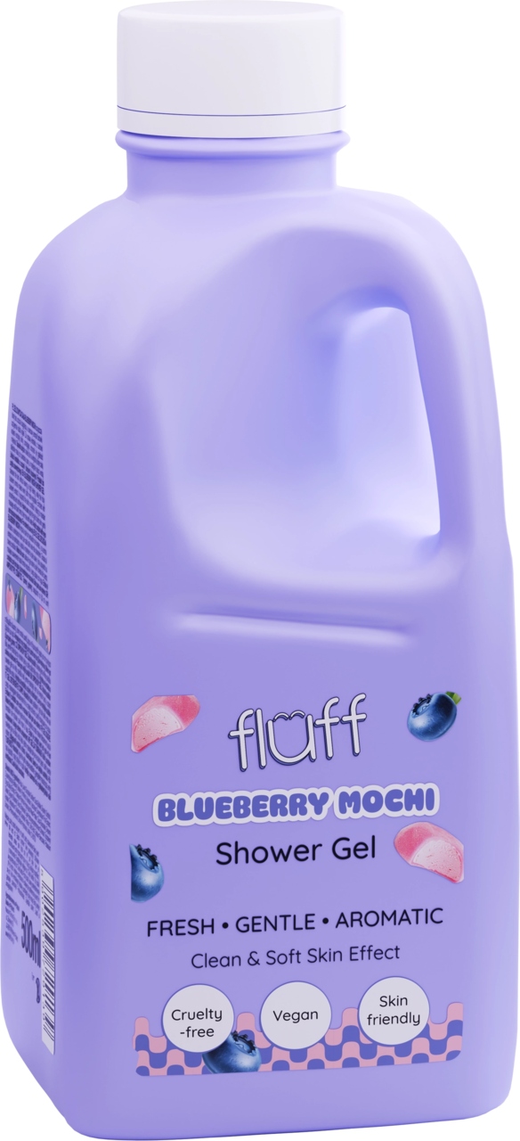 FLUFF Żel do mycia ciała - Blueberry Mochi 500 ml