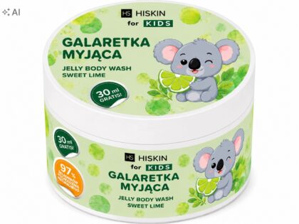 HISKIN KIDS GALARETKA DO KĄPIELI / JELLY BODY WASH LIMONKA 180 ml