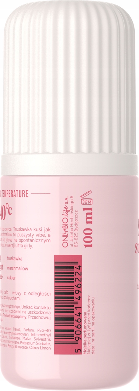ONLYBIO Sunday sugar mood 40°C Mgiełka do włosów i ciała, perfumowana 100ml - obrazek 5