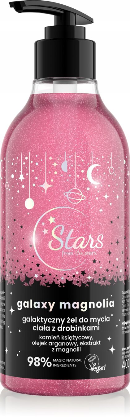 Stars from the Stars żel do mycia ciała z drobinkami Galaxy Magnolia 400ml