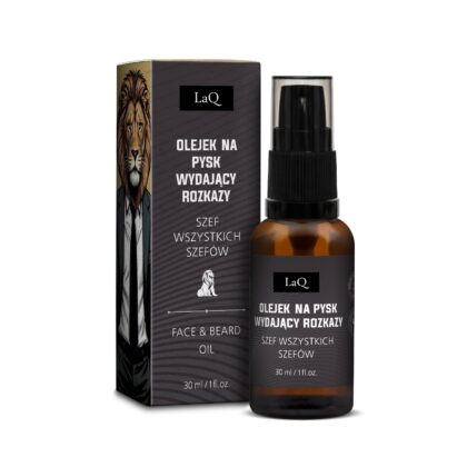 LAQ SZEF WSZYSTKICH SZEFÓW Olejek do brody czarny 30ml