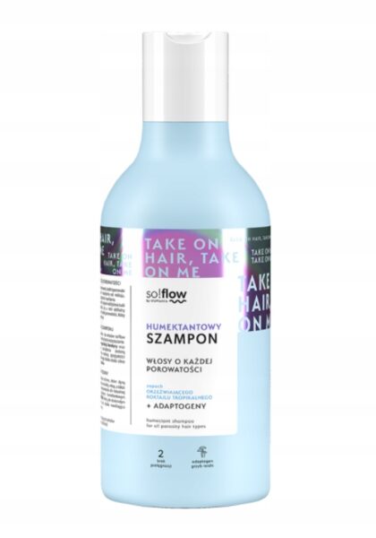 So!flow Humektantowy szampon do włosów o każdej porowatości 400 ml