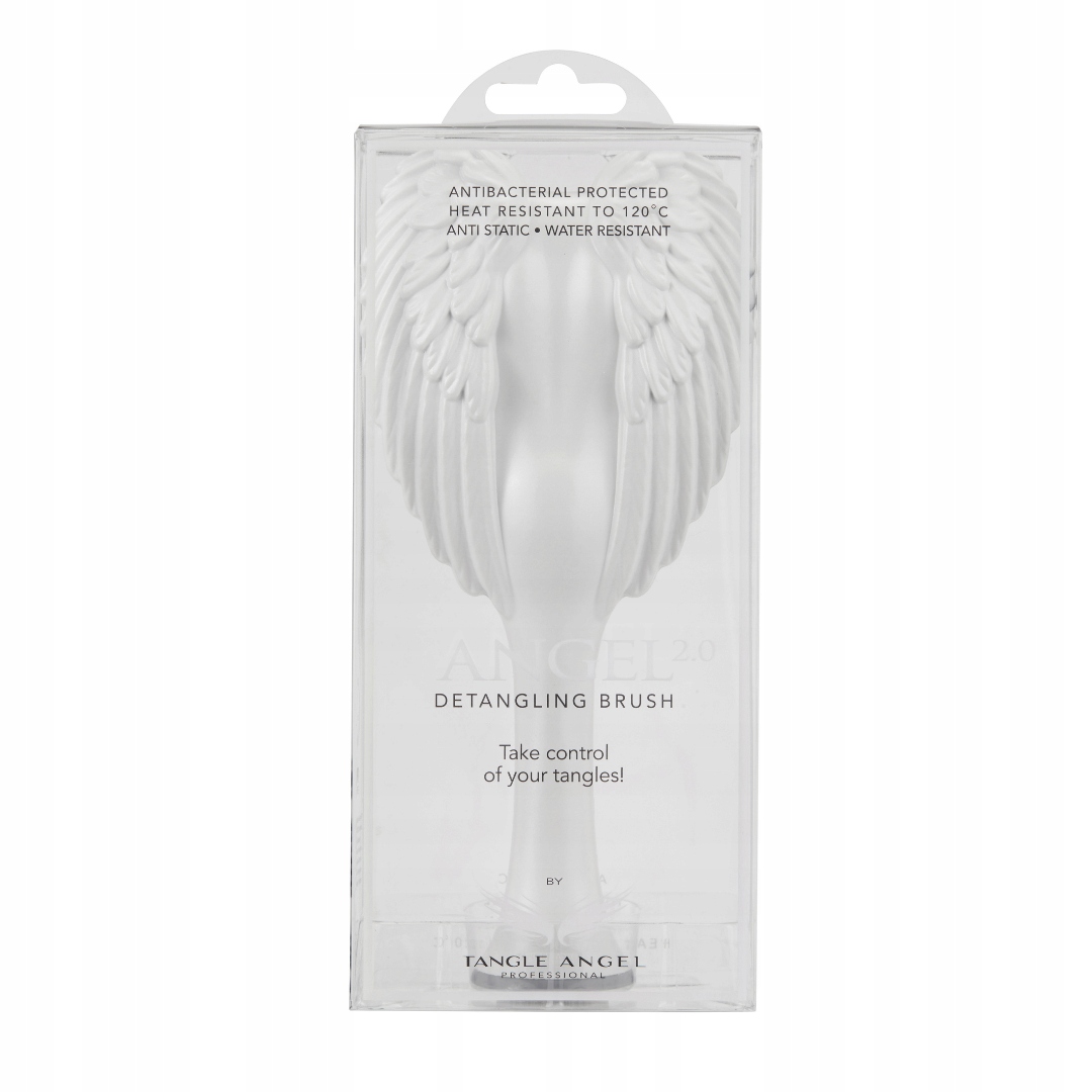 TANGLE ANGEL 2.0 szczotka do rozczesywania włosów MATT SATIN WHITE/GREY - obrazek 3