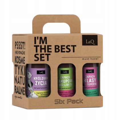 LAQ Zestaw mini żeli 6x100ml 2x Niezapominajka 2x Kiwi 2x Magnolia