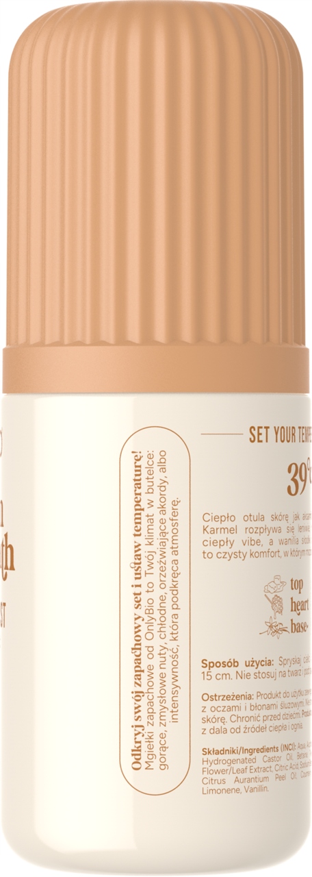 ONLYBIO Warm milk bath 39°C Mgiełka do włosów i ciała, perfumowana 100 ml - obrazek 4
