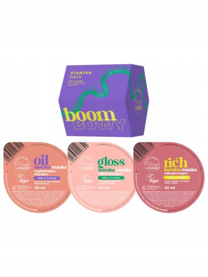 ONLYBIO ZESTAW 3 szt. MASEK BOMBA STARTER PACK OIL GLOSS RICH 3x30ml