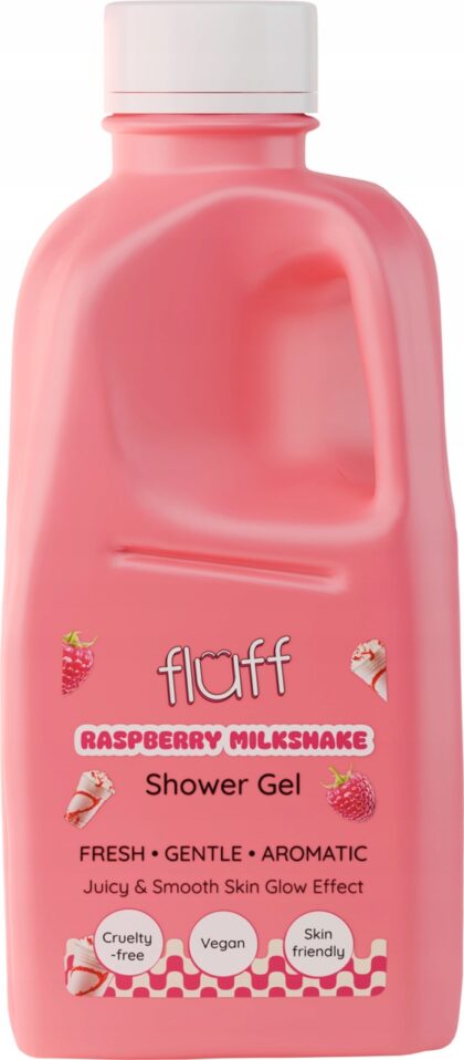 FLUFF Żel pod prysznic Raspberry Milkshake 500 ml