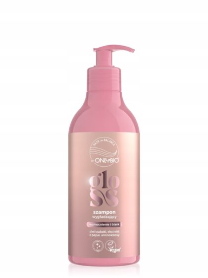 ONLYBIO Gloss Szampon wygładzający 400 ml