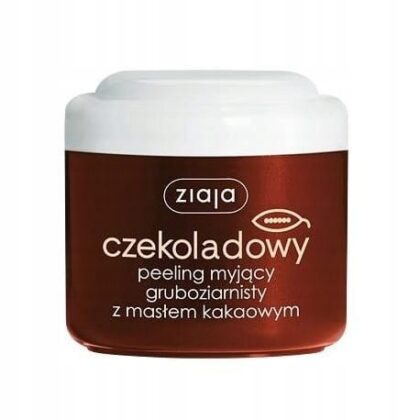 Ziaja czekoladowy peeling myjący gruboziarnisty z masłem kakaowym 200ml