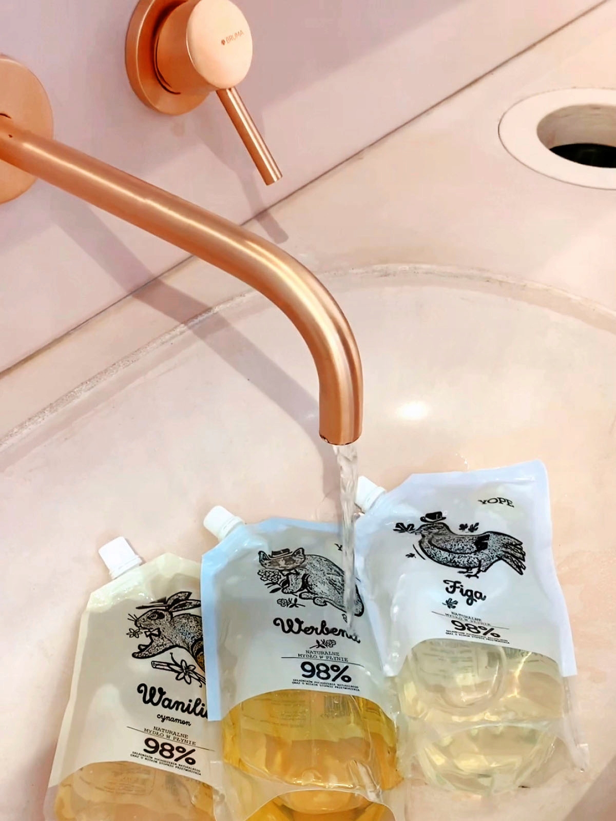 YOPE naturalne Mydło do rąk Wanilia i Cynamon zapas 500 ml - obrazek 4
